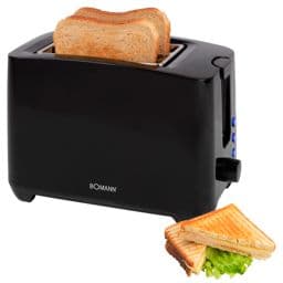 Foto: Bomann TA 6065 CB schwarz 2 Scheiben Toaster