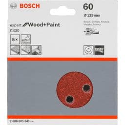 Foto: Bosch Schleifblatt C 430 D125MM Holz Körnung 60 5 St.