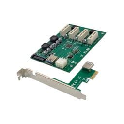 Foto: Conceptronic EMRICK10G PCIe zu 4x PCIe-x1 Erweiterung