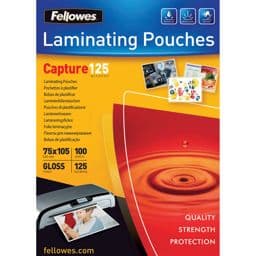 Foto: Fellowes Laminierfolie 75x105 mm 125 mic glänzend