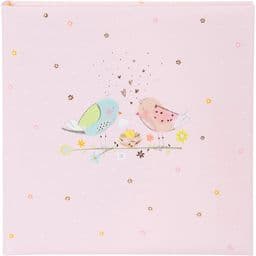 Foto: Goldbuch Loving Birds Girl 30x31 60 weiße Seiten Babyalbum  15563