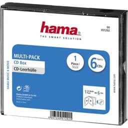 Foto: Hama CD-Multipack Leerhüllen 6-er Pack