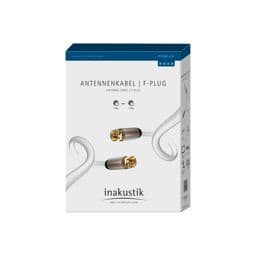 Foto: in-akustik Premium HDTV Antennen Kabel F-Stecker 100dB weiß 1,5m