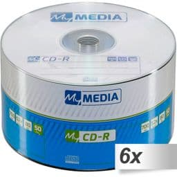 Foto: 6x50 MyMedia CD-R 80 / 700MB 52x Speed Wrap