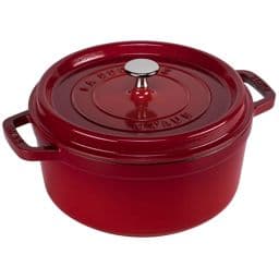 Foto: Staub La Cocotte 24cm rund, Kirsch-rot, Gusseisen