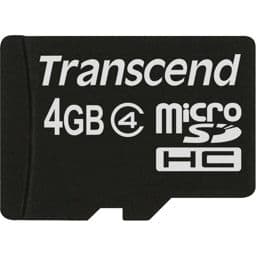 Foto: Transcend microSDHC          4GB Class 4