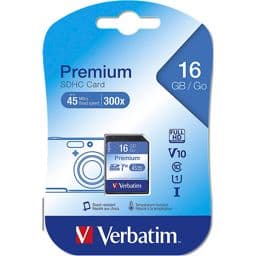 Foto: Verbatim SDHC Karte         16GB Class 10