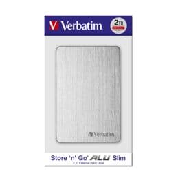 Foto: Verbatim Store n Go 2,5" ALU 2TB USB 3.2 Gen 1 Silver       53666