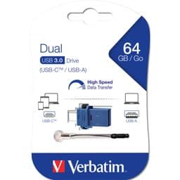 Foto: Verbatim Store n Go         64GB Dual Drive USB 3.0 / USB C