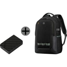 Foto: Verbatim Store n Go Mini SSD USB 3.2 + Wenger Ryde 16" Rucksack