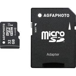 Foto: AgfaPhoto MicroSDHC UHS-I   32GB High Speed Class 10 U1 + Adapter
