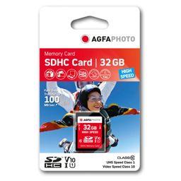 Foto: AgfaPhoto SDHC Karte        32GB High Speed Class 10 UHS I U1 V10