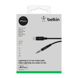 Foto: Belkin MIXIT Lightning auf 3,5mm AUX Kabel 0,9m   AV10172bt03-BLK