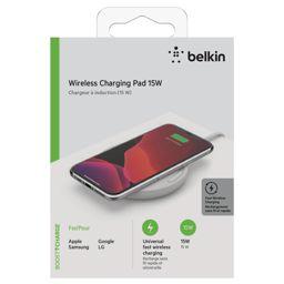 Foto: Belkin Wireless Charging Pad 15W USB-C Kabel mit Netzteil, weiß