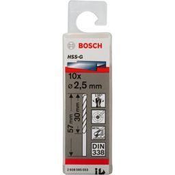 Foto: Bosch 10 Metallbohrer HSS-G 2,5x30x57mm