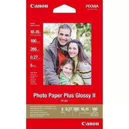 Foto: Canon PP-201 10x15 cm, 100 Bl. Photo Paper Plus Glossy II 265 g