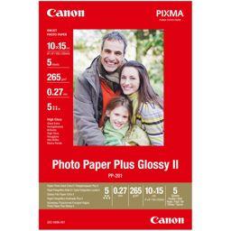 Foto: Canon PP-201 10x15 cm, 5 Blatt Photo Paper Plus Glossy II 265 g