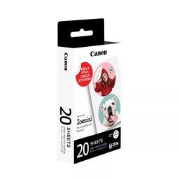 Foto: Canon ZP-2030-2C ZINK Circle Sticker 3,3 cm (20 Blatt)