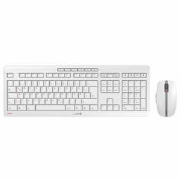 Foto: Cherry Stream Desktop weiß-grau Keyboard und Maus Set