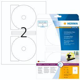 Foto: Herma CD-Etiketten rund 116 25 Blatt DIN A4 50 Stück    5115