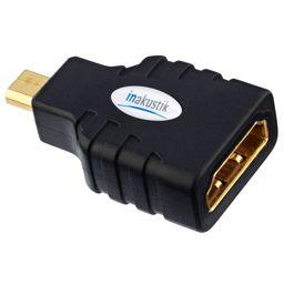 Foto: in-akustik Premium HDMI Adapter HDMI - micro HDMI