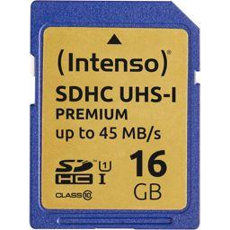 Foto: Intenso SDHC Card           16GB Class 10 UHS-I Premium