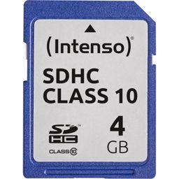 Foto: Intenso SDHC Card            4GB Class 10