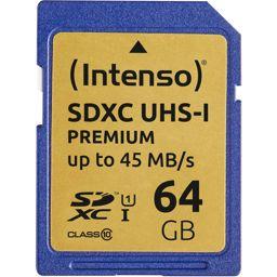 Foto: Intenso SDXC Card           64GB Class 10 UHS-I Premium