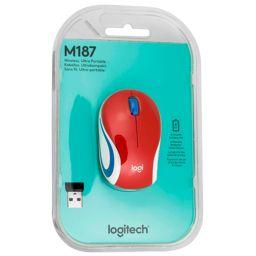 Foto: Logitech M 187 cordless Mini Mouse USB red
