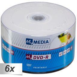 Foto: 6x50 MyMedia DVD-R 4,7GB 16x Speed Printable Wrap