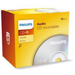 Foto: 1x10 Philips CD-R 80Min Audio JC