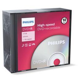 Foto: 1x10 Philips DVD+R 4,7GB 16x SL