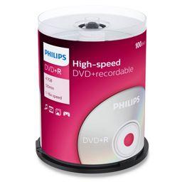 Foto: 1x100 Philips DVD+R 4,7GB 16x SP