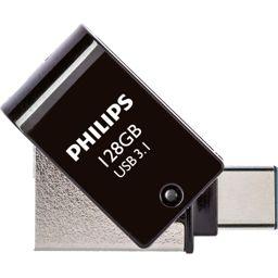 Foto: Philips 2 in 1 OTG         128GB USB 3.1 + USB C Midnight Black