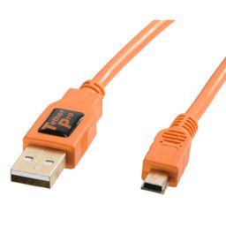 Foto: Tether Tools TetherPro USB 2.0 A/MiniB 5 Pin 4,6m orange