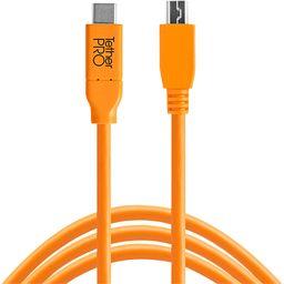 Foto: Tether Tools USB-C zu 2.0 Mini B 5-Pin 4,60m orange